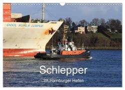 Schlepper im Hamburger Hafen (Wandkalender 2025 DIN A3 quer), CALVENDO Monatskalender