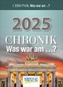 Chronik - Was war am...? 2025