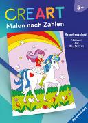 Ravensburger CreArt Malen nach Zahlen ab 5: Regenbogenland, Malbuch, 24 Motive