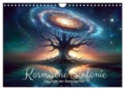 Kosmische Sinfonie: Der Tanz der Sternzeichen (Wandkalender 2025 DIN A4 quer), CALVENDO Monatskalender