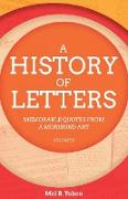 A History of Letters, Volume II