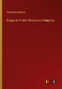 Essays in Ancient History and Antiquities