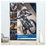 BMX Action (hochwertiger Premium Wandkalender 2025 DIN A2 hoch), Kunstdruck in Hochglanz