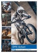BMX Action (Wandkalender 2025 DIN A2 hoch), CALVENDO Monatskalender