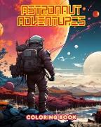 Astronaut Adventures - Coloring Book - Artistic Collection of Space Designs