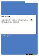 A contrastive analysis of perception verbs in English and German