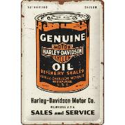 Blechschild / Harley-Davidson - Genuine Oil Can