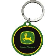 Schlüsselanhänger rund / John Deere - Logo