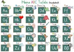 Meine ABC Tafeln in Grundschrift (von A-Z,Ä,Ö,Ü und ß)