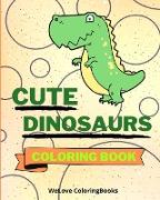 Cute Dinosaurs Coloring Book