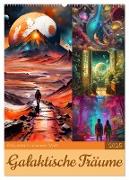 Galaktische Träume (Wandkalender 2025 DIN A2 hoch), CALVENDO Monatskalender
