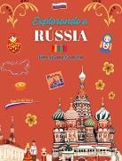 Explorando a Rússia - Livro de colorir cultural - Desenhos criativos de símbolos russos
