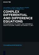 Complex Differential and Difference Equations