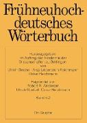 Frühneuhochdeutsches Wörterbuch, Band 5.2, Frühneuhochdeutsches Wörterbuch Band 5.2