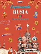 Explorando Rusia - Libro cultural para colorear - Diseños creativos de símbolos rusos