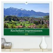 Kochelsee Impressionen - Ein Jahr in Bildern am Ufer der Stille (hochwertiger Premium Wandkalender 2025 DIN A2 quer), Kunstdruck in Hochglanz