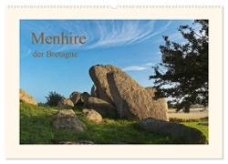 Menhire der Bretagne (Wandkalender 2025 DIN A2 quer), CALVENDO Monatskalender