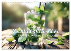 Cocktail-Klassiker (Wandkalender 2025 DIN A3 quer), CALVENDO Monatskalender