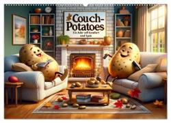 Couch Potatoes: Ein Jahr voll Komfort und Spaß (Wandkalender 2025 DIN A2 quer), CALVENDO Monatskalender