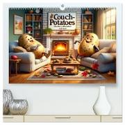Couch Potatoes: Ein Jahr voll Komfort und Spaß (hochwertiger Premium Wandkalender 2025 DIN A2 quer), Kunstdruck in Hochglanz