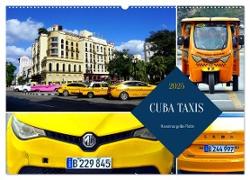 CUBA TAXIS - Havannas gelbe Flotte (Wandkalender 2025 DIN A2 quer), CALVENDO Monatskalender