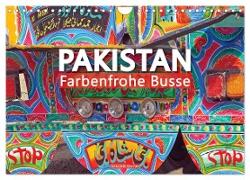 Pakistan farbenfrohe Busse (Wandkalender 2025 DIN A4 quer), CALVENDO Monatskalender