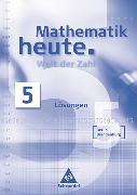 Mathematik heute - Welt der Zahl Ausgabe 2004 für das 5. und 6. Schuljahr in Berlin und Brandenburg