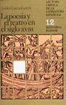 La poesía y el teatro en el siglo XVIII