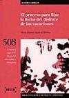 El proceso para fijar la fecha del disfrute de las vacaciones