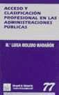 Acceso y clasificación profesional en las administraciones públicas