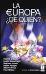 La Europa ¿de quién?
