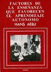 Factores de la enseñanza que favorecen el aprendizaje autónomo