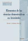 Elementos de las ciencias demostrativas en Aristóteles