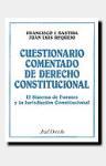 Cuestionario comentado de Derecho Constitucional : el sistema de fuentes y la jurisdicción constitucional