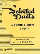 Selected Duets for French Horn: Volume 1 - Easy to Medium