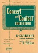 Concert and Contest Collection for BB Clarinet: Piano Accompaniment