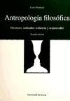 Antropología filosófica : nosotros, urdimbre solidaria y responsable