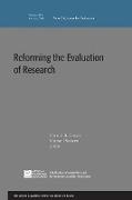 Reforming the Evaluation of Research: New Directions for Evaluation, Number 118