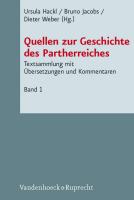 Quellen zur Geschichte des Partherreiches 1