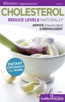 Cholesterol: Reduce Levels Naturally