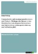 Unterscheiden sich Ausdauersportler/innen und Freizeit /Nichtsportler/innen in den Persönlichkeitsmerkmalen Extraversion und Introversion, Leistungsorientierung und Selbstdisziplin?