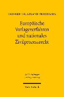 Europäische Vorlageverfahren und nationales Zivilprozessrecht