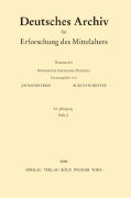 Deutsches Archiv für Erforschung des Mittelalters