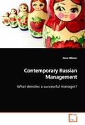 Contemporary Russian Management