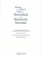 Meeting the Nation's Needs for Biomedical and Behavioral Scientists: Summary of the 1993 Public Hearings