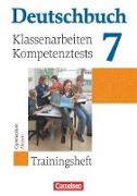 Deutschbuch Gymnasium, Trainingshefte, 7. Schuljahr, Klassenarbeiten, Kompetenztests - Hessen, Trainingsheft mit Lösungen