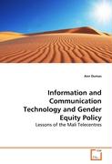 Information and Communication Technology and GenderEquity Policy