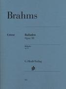 Brahms, Johannes - Balladen op. 10