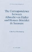Studia Halleriana / Correspondence between Albrecht von Haller and Horace-Bénédict de Saussure