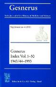 Gesnerus Index Vol. 1-50 (1943/44-1993)